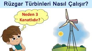 Rüzgar Türbinleri Nasıl Çalışır? Neden 3 Kanatlıdır?