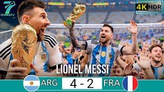 FINALLY, MESSI'S DREAM COME TRUE AND HE WON THE WORLD CUP TITLE FOR THE FIRST TIME IN HIS HISTORY