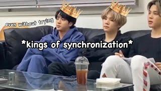 bts aka the kings of synchronization 