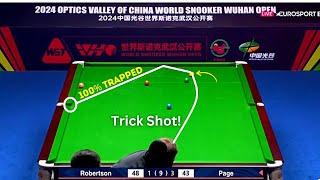 All Exhibition Snooker Shots of Wuhan Open 2024(Curve,Power,Spin,Crazy Trick Shots)