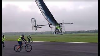 HUMAN POWERED FLIGHT!! Niall Patterson flies Lazarus MK2 - 31st of June 2021 - Icarus cup flight