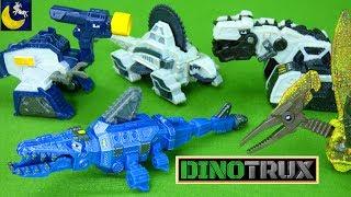 Dinotrux Diecast Toys! Aquadon Shark Pounder Splitter D-Strux Garby Bath Time Dinosaur Fighting Toys