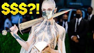 Grimes AUCTIONS Expensive Met Gala Outfit!