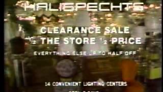 Halispechts Commercial Ad 1981