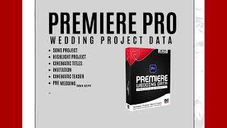 Premiere Pro Wedding Project Data 2025 | Full Cinematic New Projects