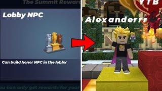 My Lobby NPC in Bedwars!!  (Blockman Go)