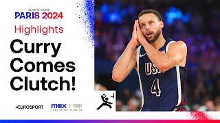 Stephen Curry comes CLUTCH as USA win Olympic Gold again  | FULL fourth-quarter | #Paris2024