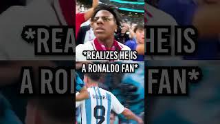 IShowSpeed Reacts To Messi His Insane Assist And Calls Him The Goat! 