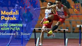 Medali Perak!! Halomoan Edwin Binsar 400m Lari Gawang Putra, Atletik SEA Games 2019