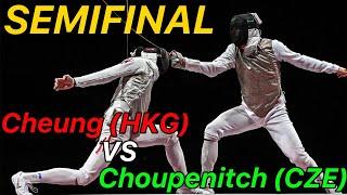 Tokyo 2021 [Semifinal] Cheung (HKG) v Choupenitch (CZE) | Olympic Fencing | Men's Foil Highlight