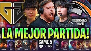 IBAI CASTEA LA MEJOR PARTIDA DE LA FINAL LCK! - GEN vs HLE Game 5 FINAL LCK SUMMER 2024