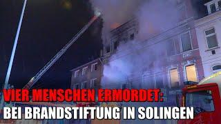 Vier Menschen bei Brandanschlag ermordet - Mehrfamilienhaus in Solingen in Flammen | 24.03.2024