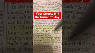 Your Sorrow Will Be Turned To #Joy , Oh Redeemed Of The #Lord . Isaiah 51:11 #israel #israelites