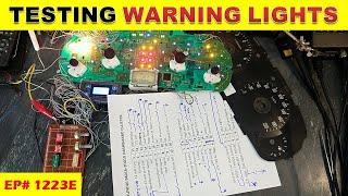 {1223E} Warning Lights testing in Dashboard Cluster