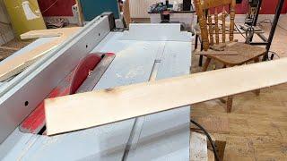 Easiest Ever! Thin Strips Ripped Safely on a Table Saw (No Fancy Jig Required)