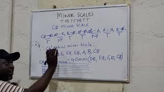 JIFUNZE MUZIKI NA MWL ABADO SAMWEL: MINOR SCALE (C SHARP MINOR)