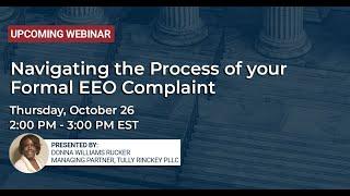 Navigating the Process of your Formal EEO Complaint | Tully Rinckey PLLC