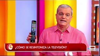 ¿Cómo se resintoniza la televisión? - CMM