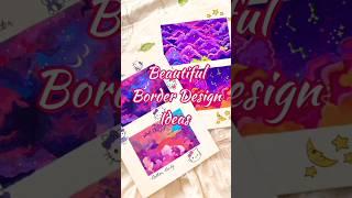 Front Page Border Design Ideas!! ️ #shorts #border #assignment #design #diy #trending #aesthetic