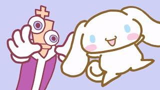 How to draw Cinnamoroll in Kinger costume (Sanrio x The Amazing Digital Circus) シナモロール