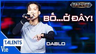 DABLO đầy tâm sự với BỐ...Ở ĐÂY! khiến Karik cay khóe mắt | Rap Việt Live Stage