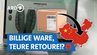 Vermeintlich deutscher Online-Shop, Retoure nach China?! ️| Marktcheck SWR