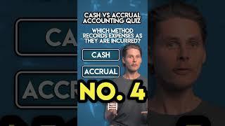 Cash vs Accrual Accounting Quiz