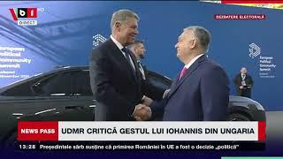 T. Barna, UDMR, după ce Iohannis i-a întors spatele lui Viktor Orban_Știri B1TV_8 nov. 2024