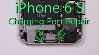 iPhone 6S Charging Port Repair Shown in 4 minute Fix