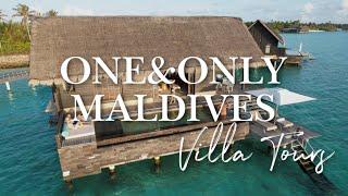 ONE&ONLY MALDIVES  Full Tour of Over Water & Beach Villas at One&Only Reethi Rah (4K ULTRA HD)