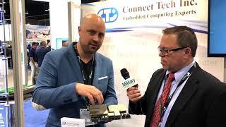 Connect Tech Booth Video with Military Embedded Systems at AUVSI Xponential 2018