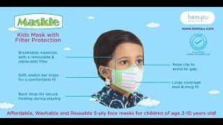 BEMPU Maskie - Children's Face mask