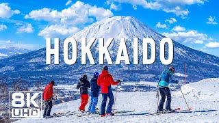 Hokkaido 8K  Schneefestivals, heiße Quellen und atemberaubende Landschaften