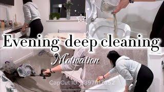 EXTREME Night time deep cleaning motivation|speed cleaning|deep cleaning[clean with me]