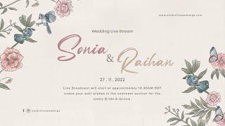 Wedding Livestream Of Raihan & Sonia Asyira, Sofitel City Centre | Ustaz Ahmad Khushairi