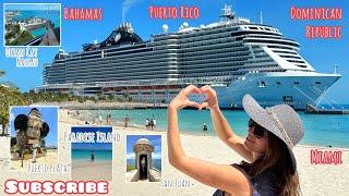 MSC SEASCAPE CRUISE’23  4K-BAHAMAS (OCEAN CAY-NASSAU-PARADISE ISLAND) PUERTO RICO-DOMINICAN REPUBLIC