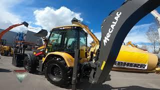 2022  Mecalac TLB 890 Wheel Combo Loader Walkaround Atest Expo IEC