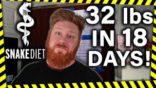 Lost 32 lbs in 18 Days Snake Diet With Snake Juice Fasting The TRUTH