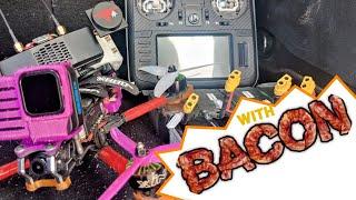 Let the Bacon Flow Through You!  Can you spot the mistake? // #5K #FPV #Freestyle // BaconNinjaFPV