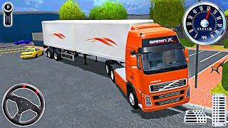 Truck Driver Depot Parking Sim - Scania Logistics Truck Trailer Driving | Android Gameplay