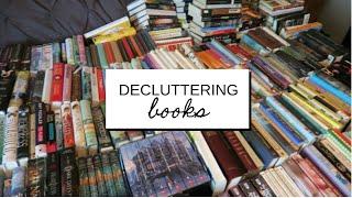 GETTING RID OF 200 BOOKS | Declutter With Me | KonMari Method