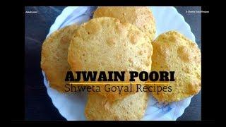 poori recipe | puri recipe | Ajwain Poori recipe