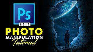 Night Moon Photoshop 2021 Composition Tutorial - Photoshop Manipulation