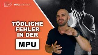 4 TÖDLICHE MPU Fragen | vermeide diese 4 Fehler bei der MPU