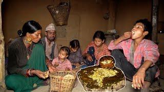 dharme brother's  bread after hard working in the village || Rural Nepal @ruralnepall