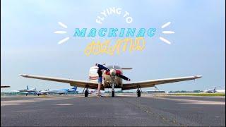 Flying to Mackinac Island with my Boyfriend! (Cross country to KMCD with ATC Audio)