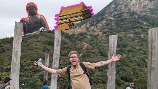 We Found A Secret Abandoned Village! | Tian Tan Buddha, Po Lin Monastery & Wisdom Path, Hong Kong 