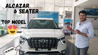 2021 Hyundai Alcazar Top Model Most Detailed Video | Alcazar 6 Seater Signature AT Diesel Variant