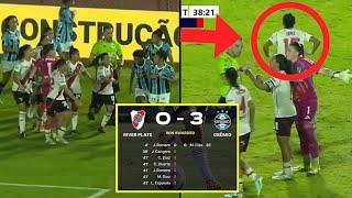 🟥 River Plate CRAZY 6 RED CARDS in last night game against Grêmio