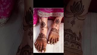 unique feet Mehandi Design for beginners 2025 easy menhdi hack #shorts #viral #trending Hack 